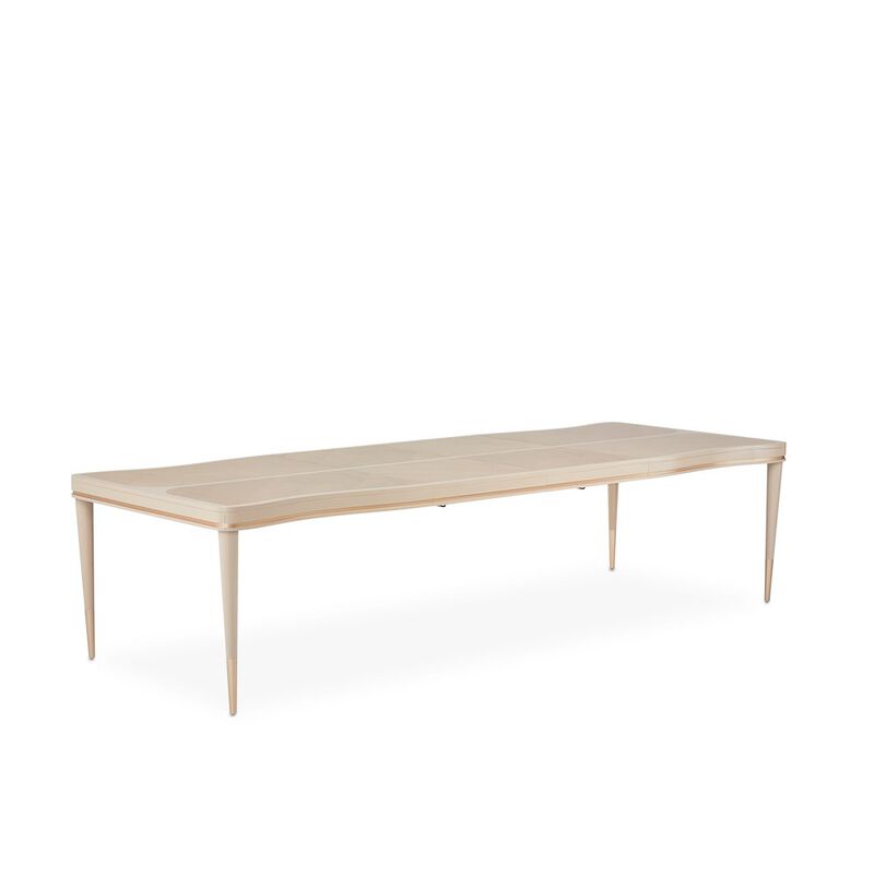 Michael Amini Malibu Crest Rectangular Dining Table - Blush