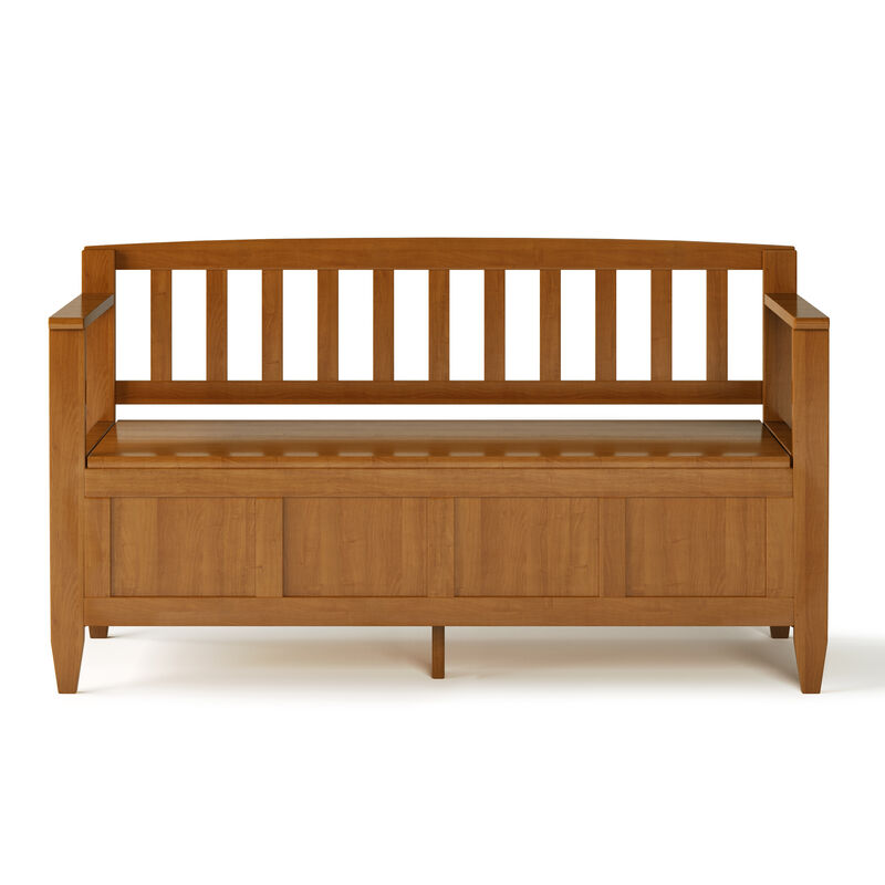 Simpli Home Brooklyn Entryway Storage Bench image number 2