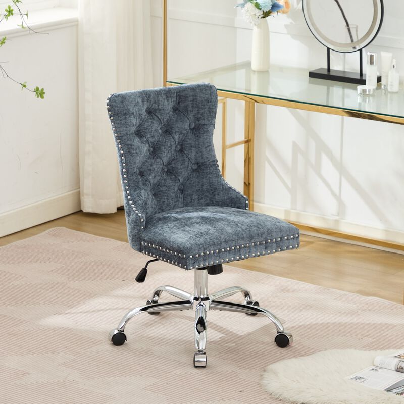 Fasnit Chenille Tufted Office Chair image number 1