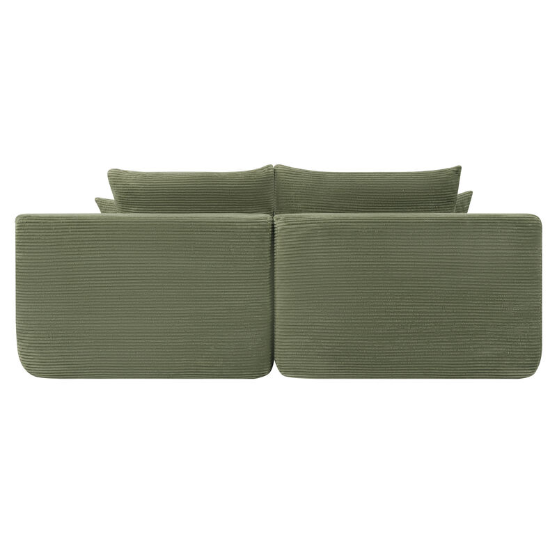 Mesug 69" Cloud Sectional Couch image number 3