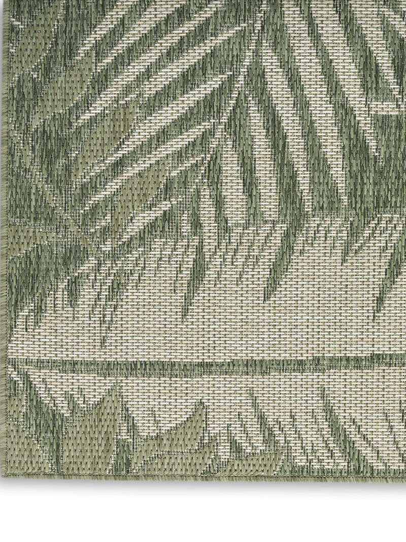 Garden Oasis GOA02 Green/Ivory 10' x 14' Rug