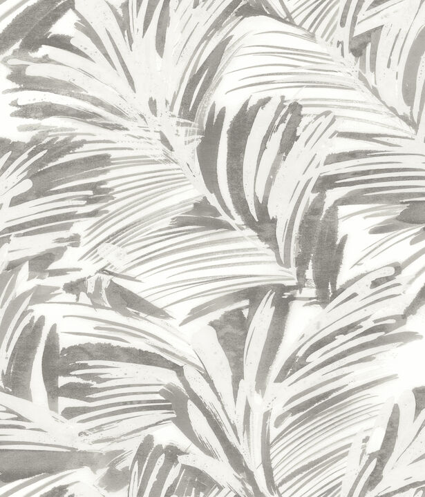 Chaparral Grey Fronds Wallpaper