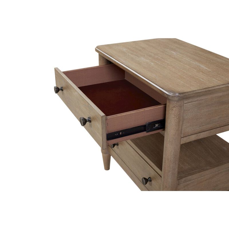 Wilmington Open Nightstand-Sand