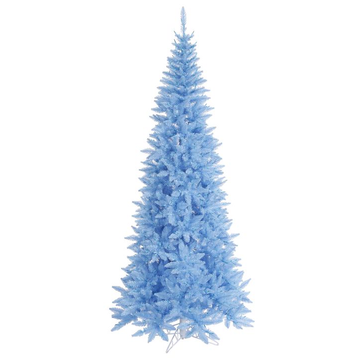 Vickerman Sky Blue Slim Fir Tree 948T -