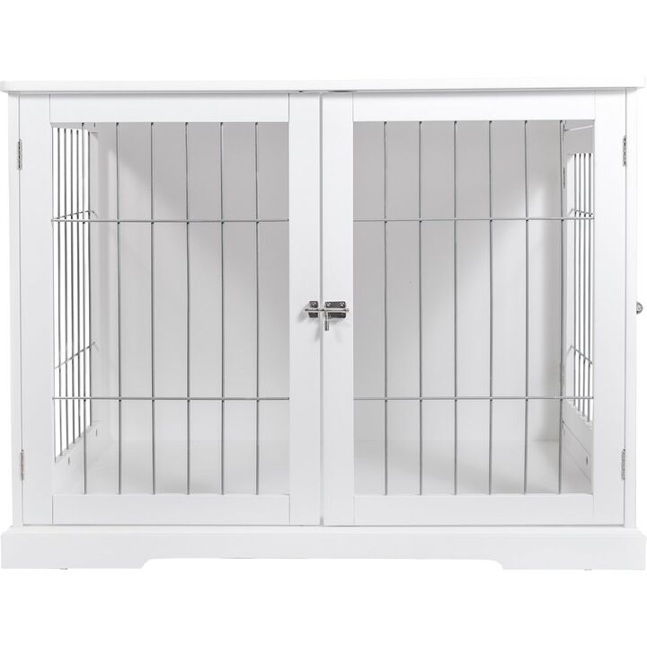 TRIXIE Dog Crate, Wooden Indoor Kennel Furniture for Dogs