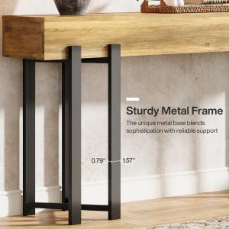 Wood Sofa Table, Console Table for Hallway and Foyer image number 7
