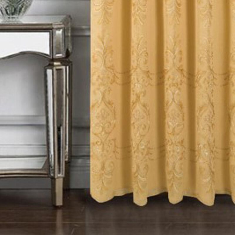RT Designers Collection Jayla Stylish & Premium Embroidered Curtain Panel