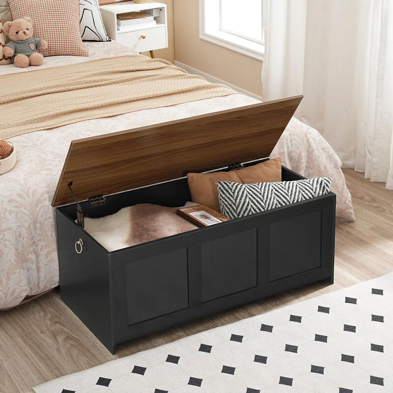 Curated visual reference: Visual Reference: Multi Use Wooden Storage Chest Space Saving Home Organizer