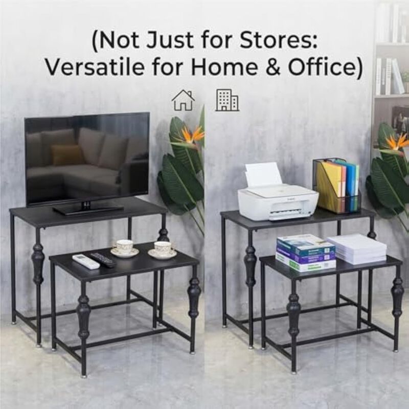 Retail Industrial Display Table 2 Piece Clothing Shoe Boutique Store image number 3