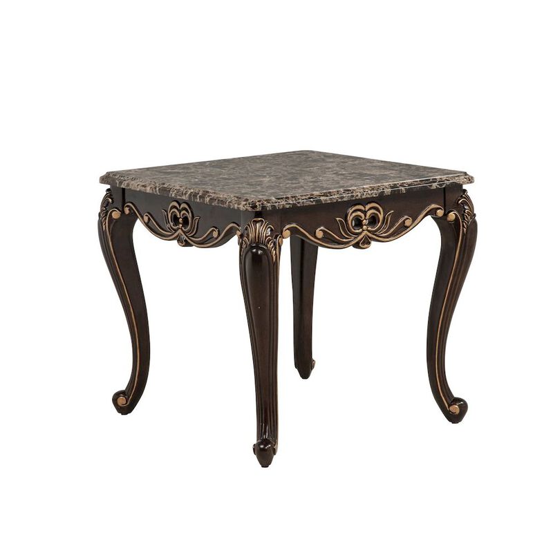 Best Master Furniture Tlerra Traditional End Table, Brown Espresso image number 0
