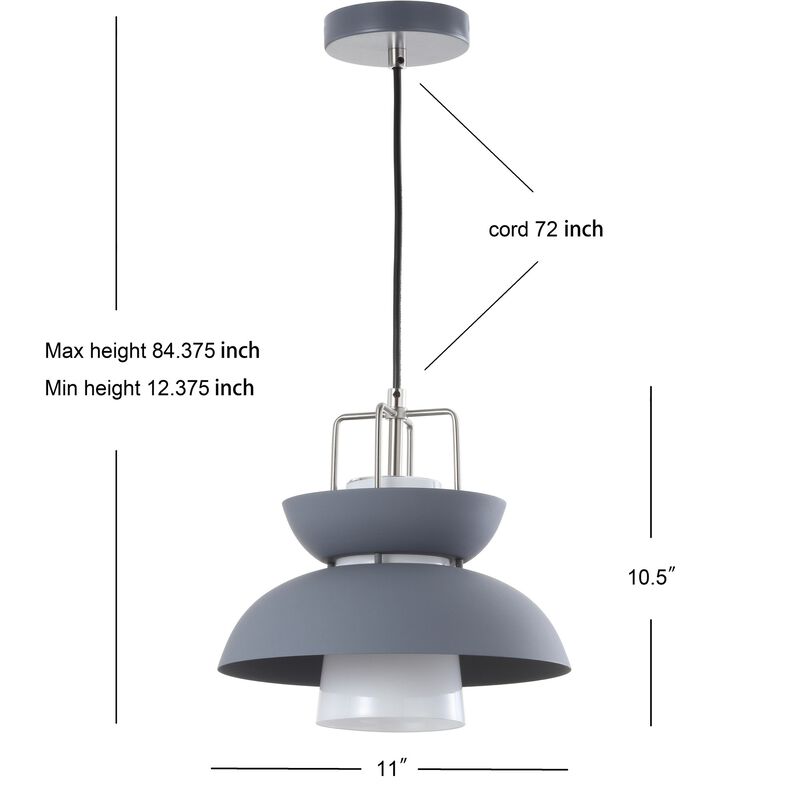 Paul Farmhouse Metal LED Pendant