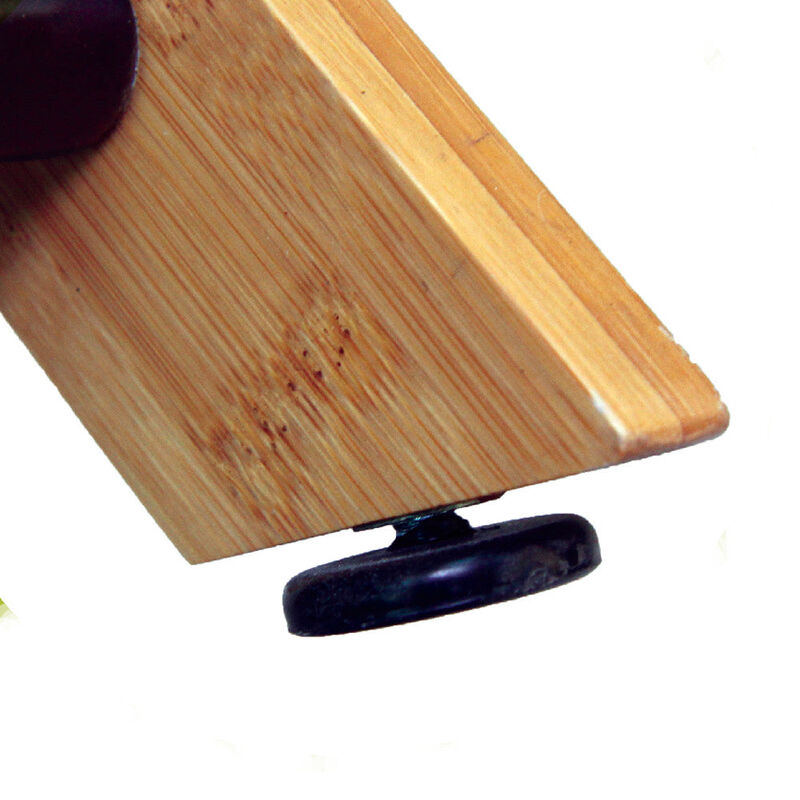 Oceanstar X-Frame Bamboo 3-Bag Laundry Sorter, Black