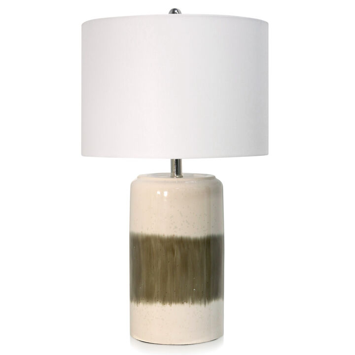 Khaki Ceramic Table Lamp I
