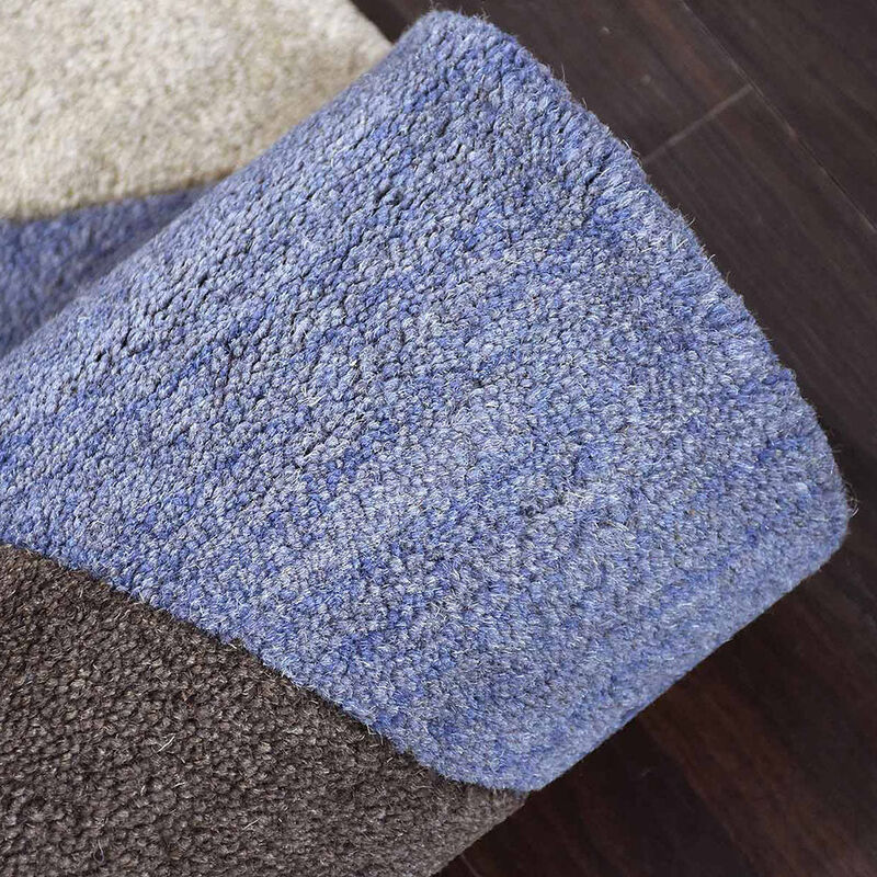 RUGSOTIC CARPETS HAND TUFTED WOOL ECO-FRIENDLY AREA RUGS  - Rectangle Shape, Size, Geometric Modern Design, High Pile Handmade Anti Skid Area Rugs for Living Room, Bed Room (K00548) image number 7