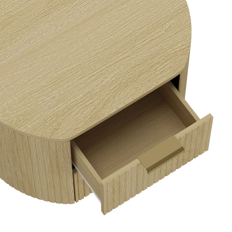 Olivia Nightstands with Gold (Set of 2)