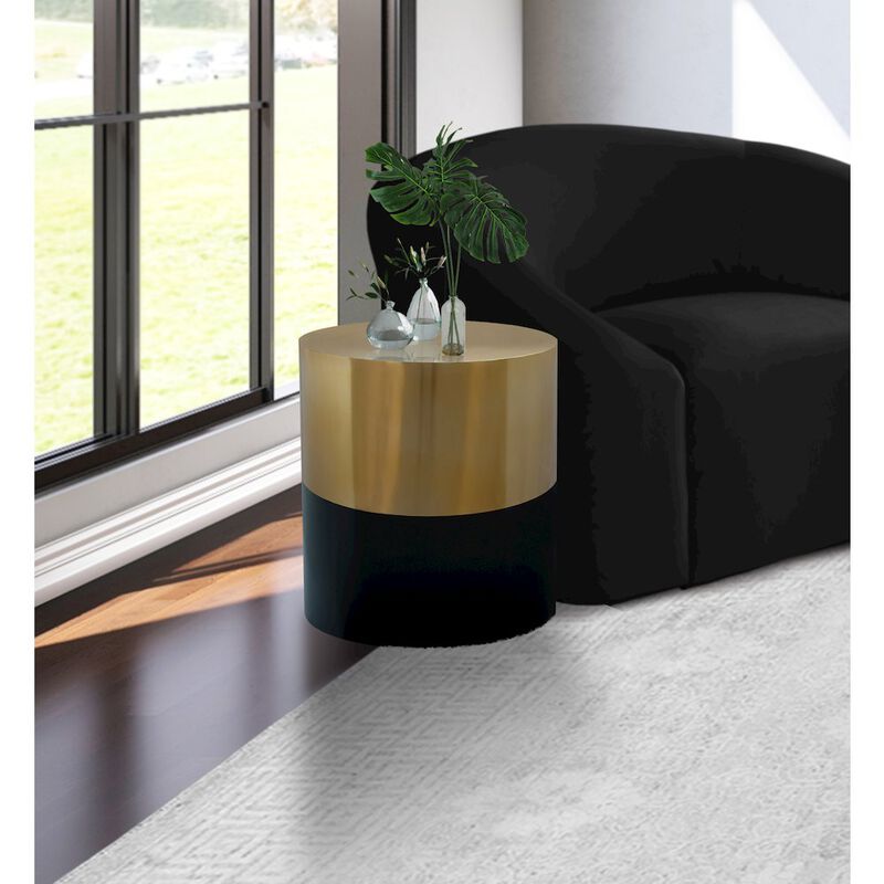 Meridian Furniture Sun Black / Gold End Table