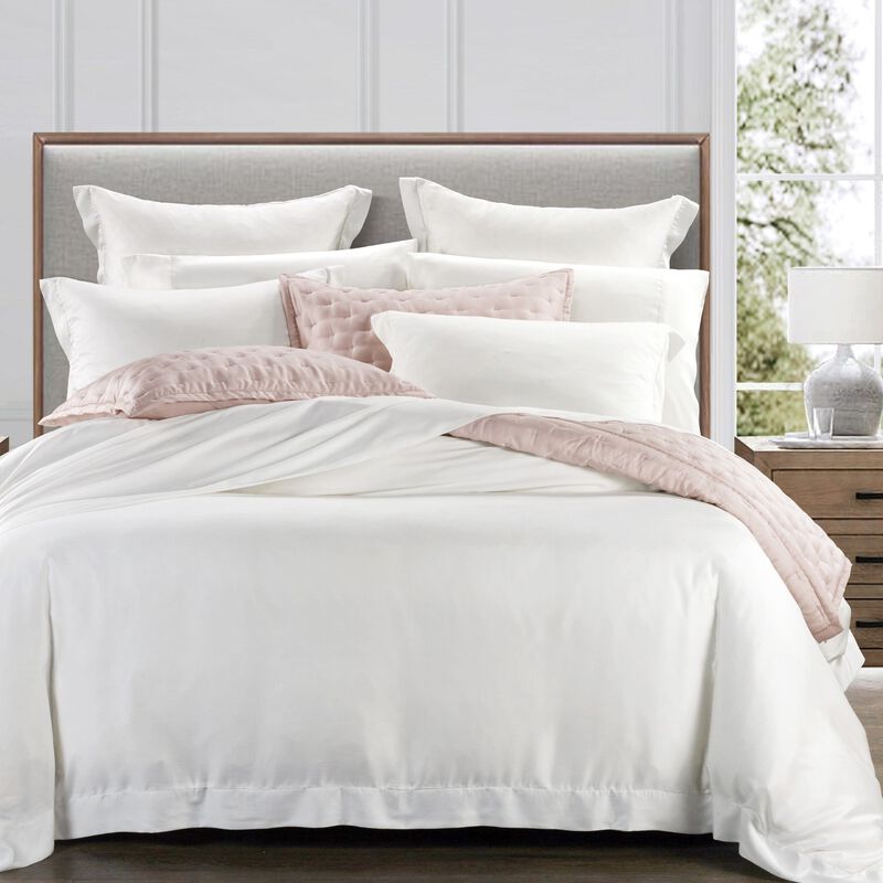 Eucalyptus White Queen Duvet Cover Set image number 2