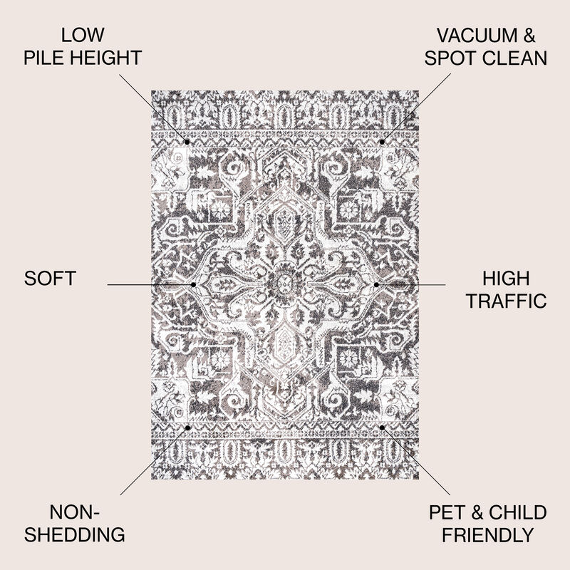 Scala Grand Medallion Ornate Area Rug