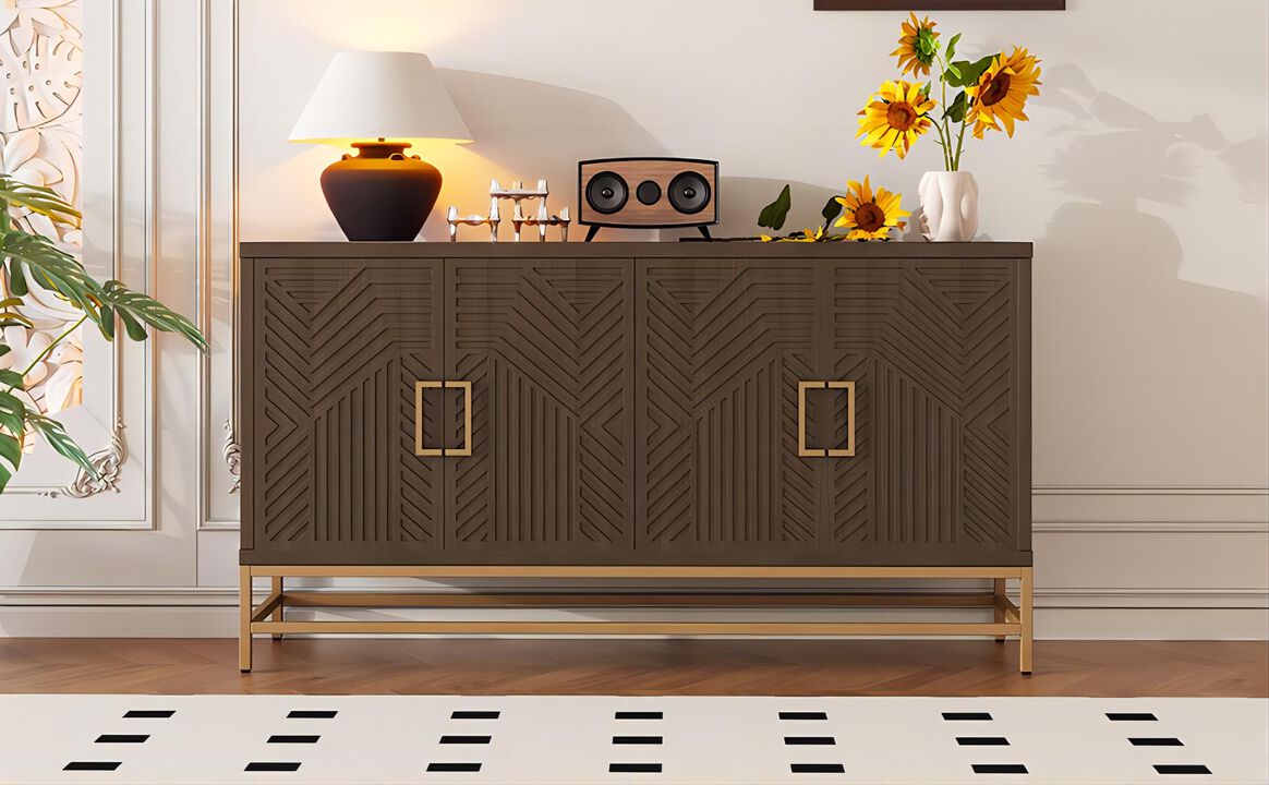 Roskom Adjustable Shelves Sideboard