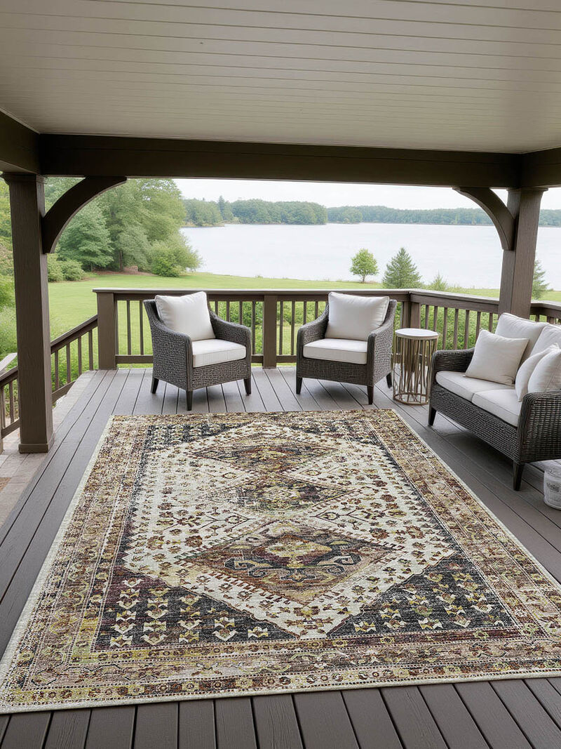 Jericho JC9 Putty 3' x 5' Rug