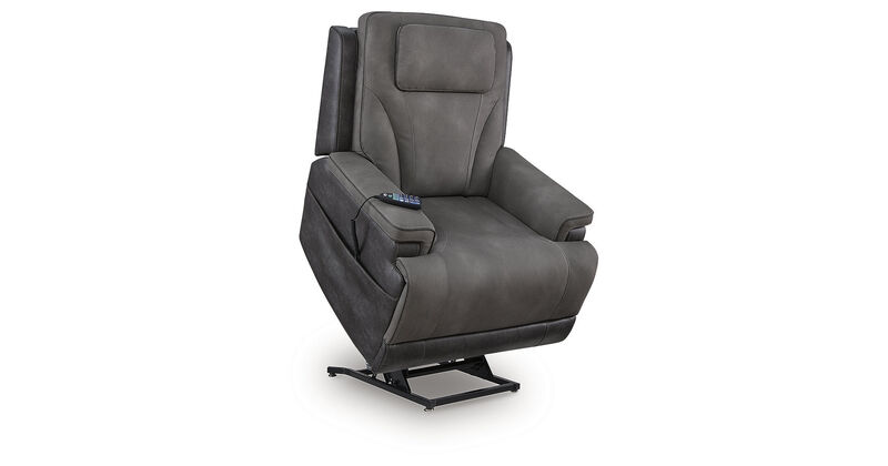 4Z-Serenity Zone Power Lift Recliner in Gray image number 5
