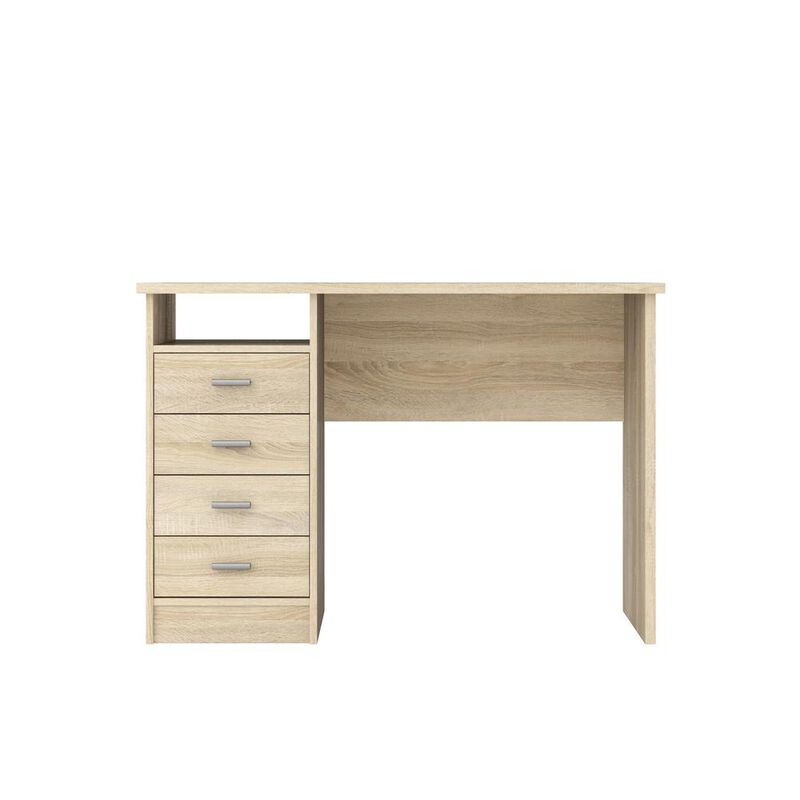 Tvilum Desk with 4 Drawers, Oak