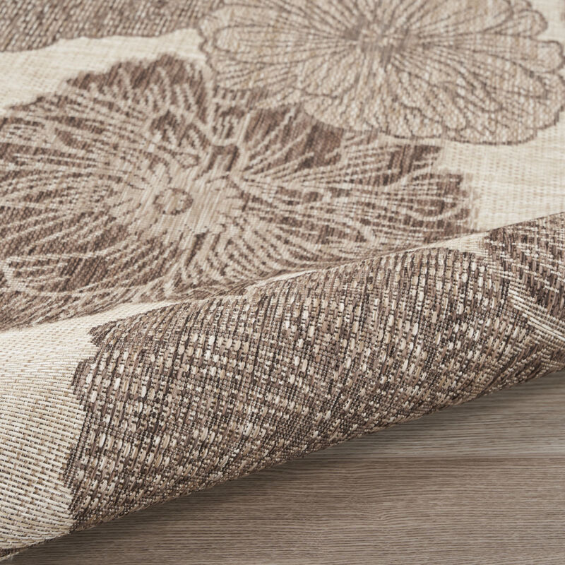 HomeRoots Floral Indoor Outdoor Area Rug image number 2