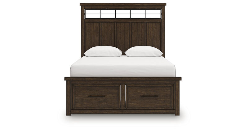 Taffenbrook Queen Panel Storage Bed image number 4