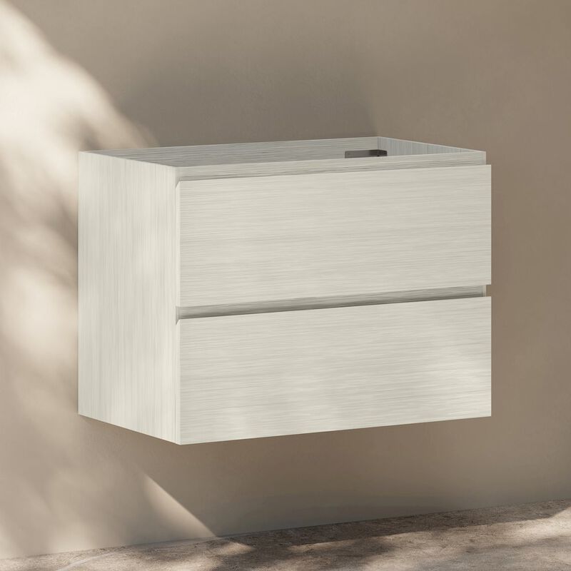 Liberte 30" Wall-Mounted Bathroom Vanity Cabinet without Top in White Oak image number 2