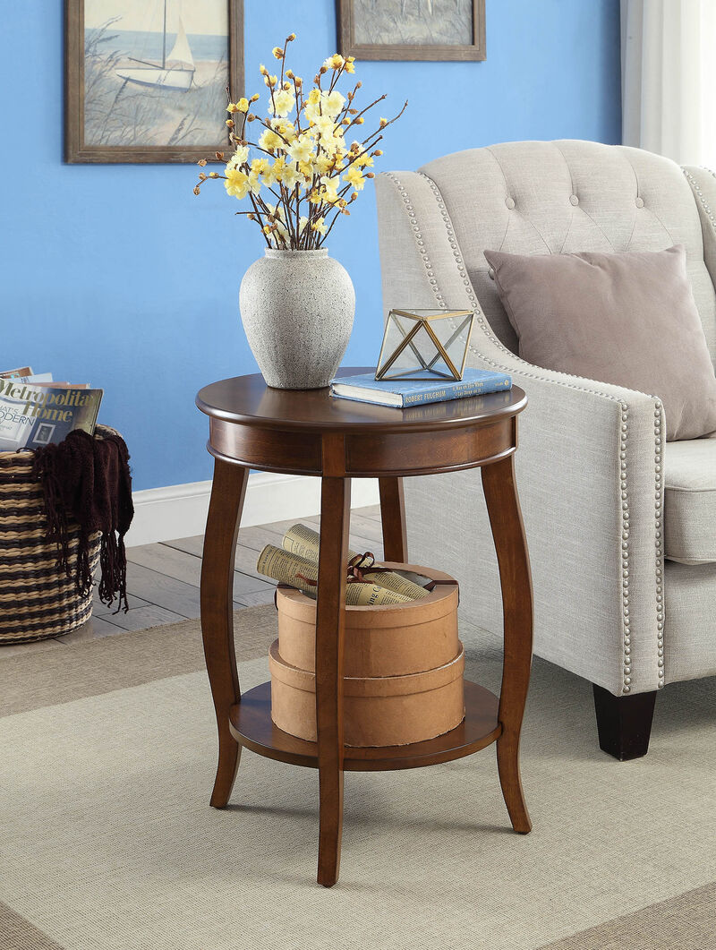ACME Aberta Accent Table, Walnut