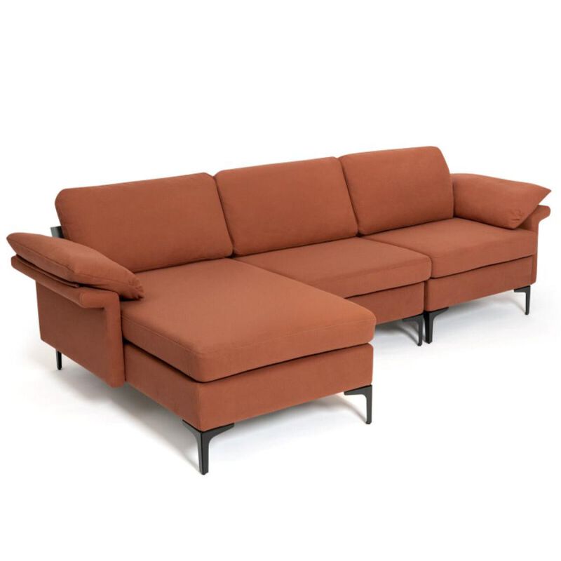 Hivvago Extra Large L-shaped Sectional Sofa with Reversible Chaise