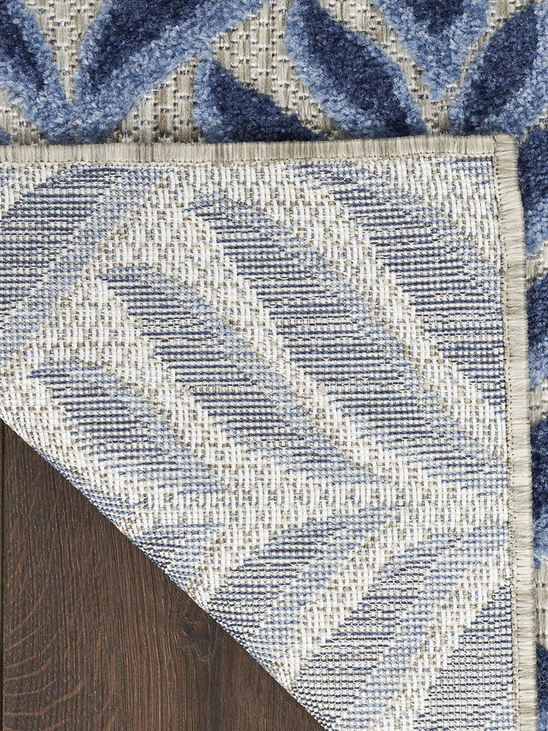 Aloha ALH35 Blue 6' x 9' Rug