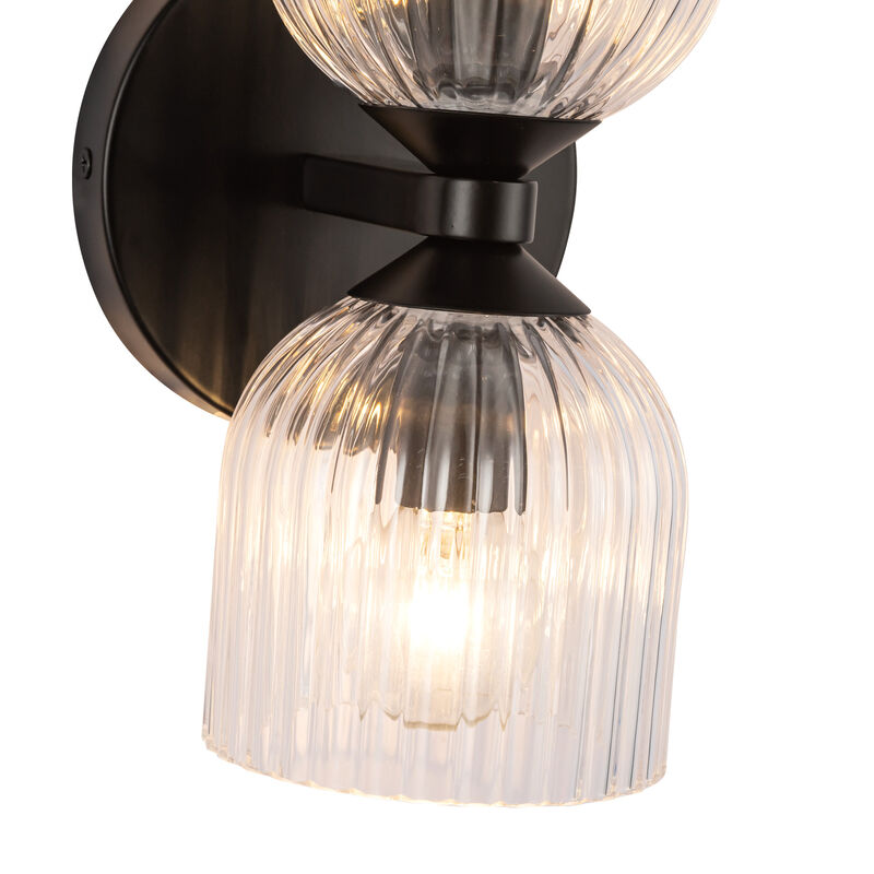 Nelly 12-in Socket Damp-Rated Wall/Vanity Light image number 5