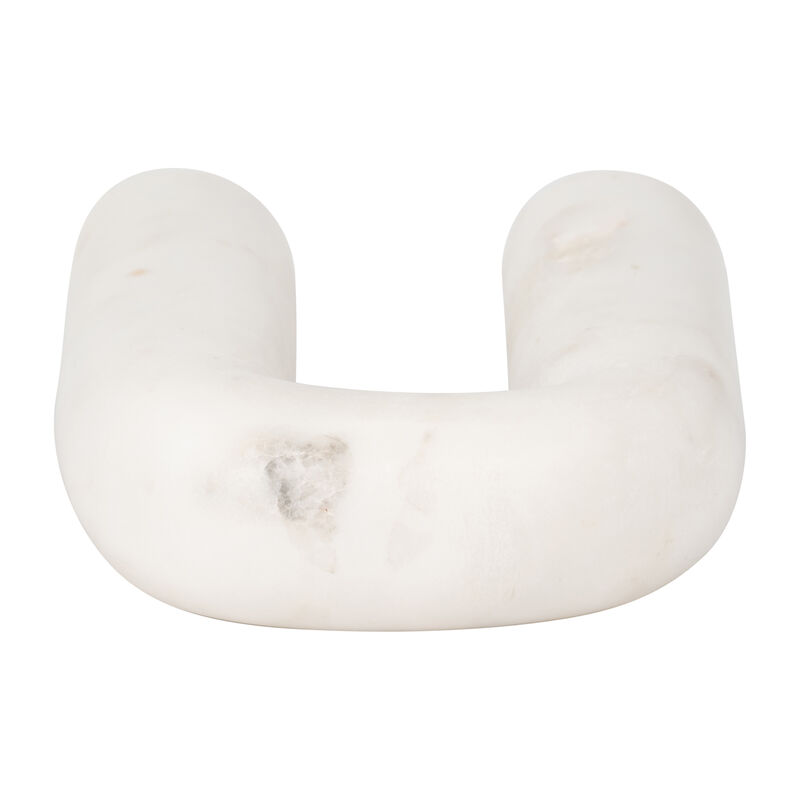 8" Marble Rounded Horseshoe