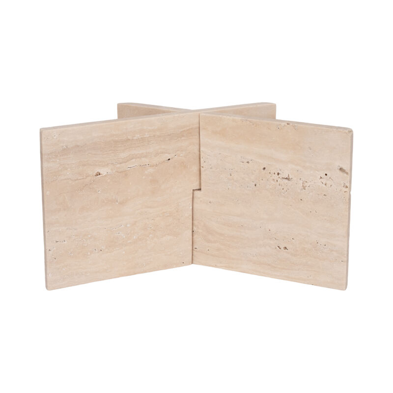 18" Travertine Bookstand, Tan image number 5