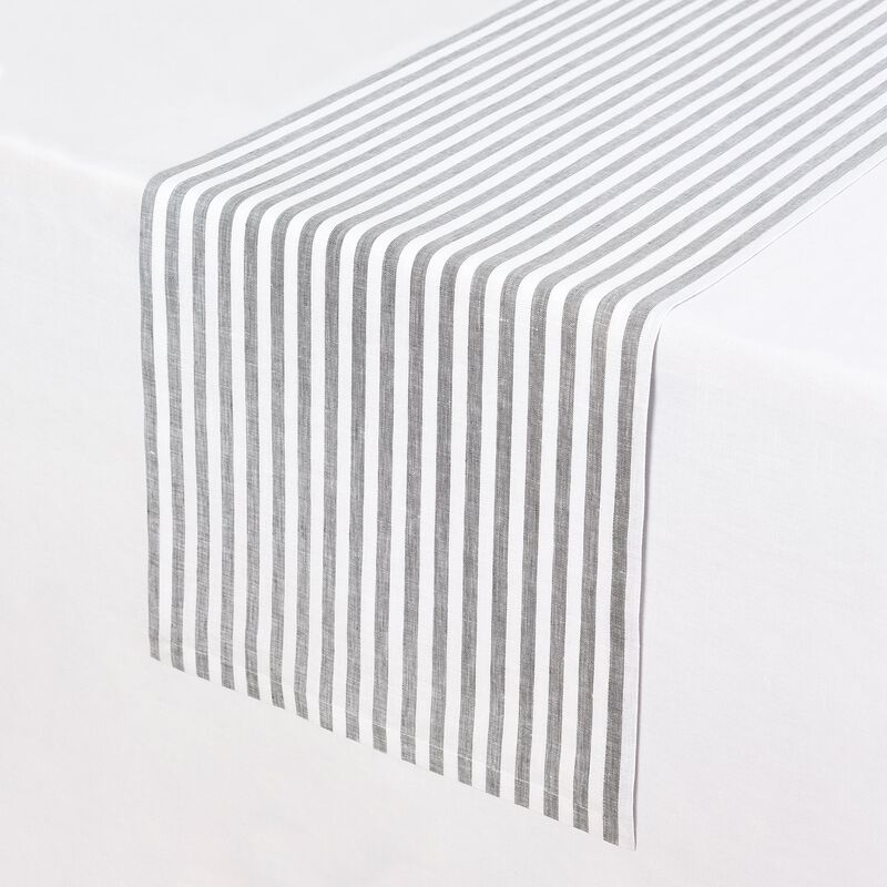 Linen Table Runner - Amalfi Stripe image number 1