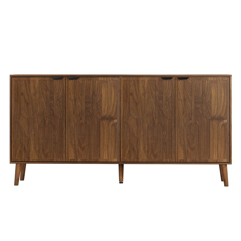 Jabwok Mid‑Century Sideboard Buffet Cabinet image number 0