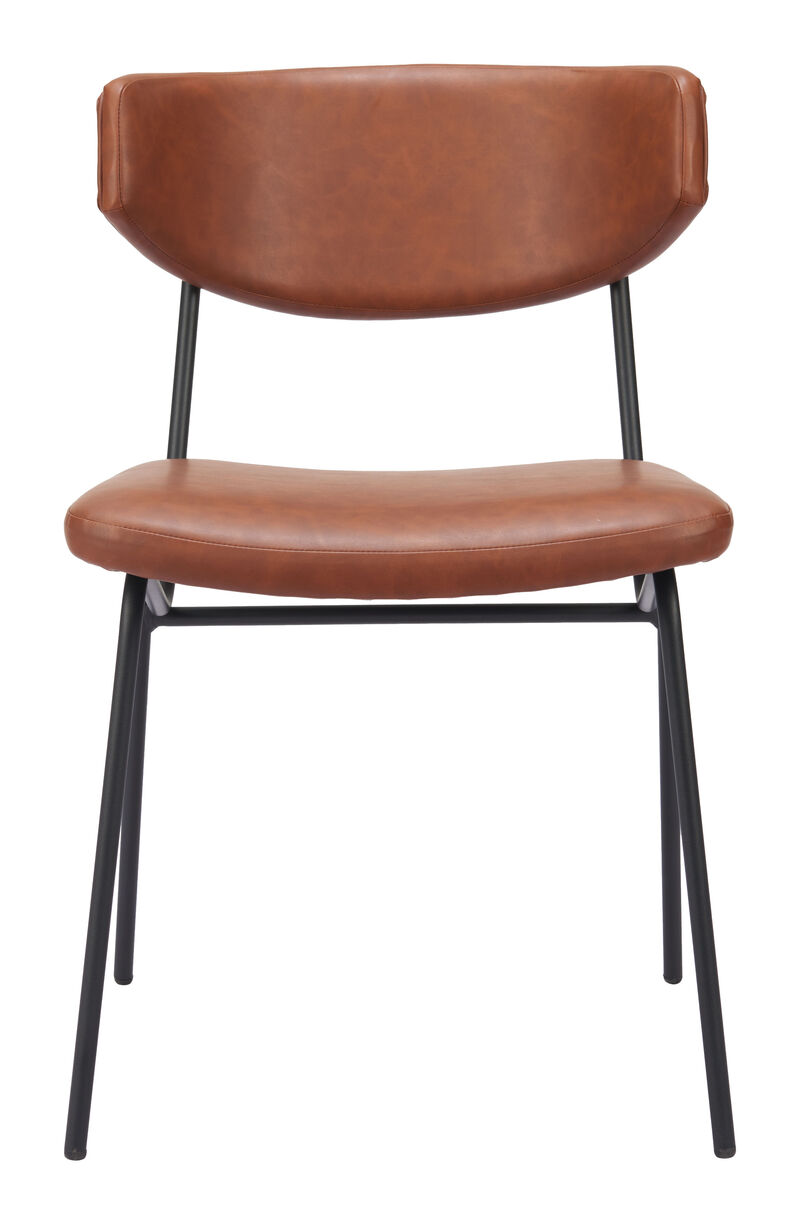 Charon Dining Chair (Set of 2) Vintage Brown image number 0