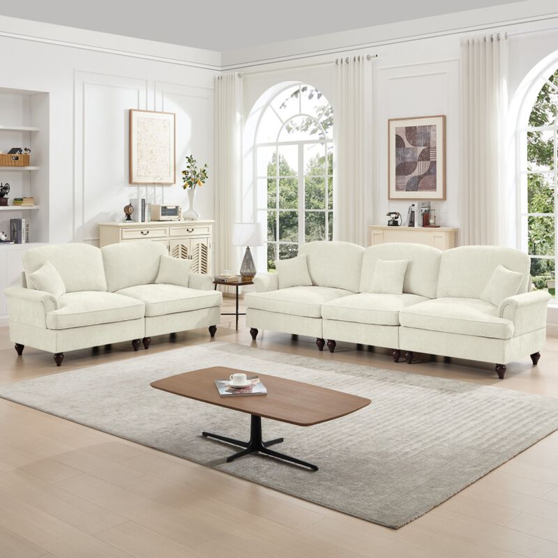 Baxpaf Mid-Century Modern Modular Sofa Set image number 1