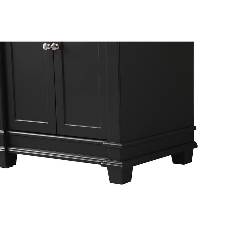 Elegant Kitchen and Bath 30 inch Single bathroom vanity set in black