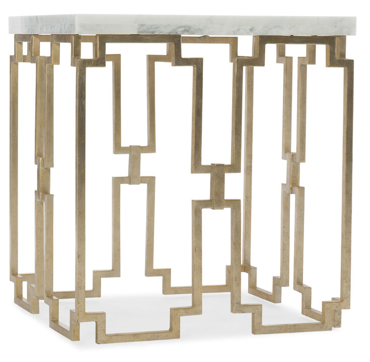 Evermore End Table in Gold