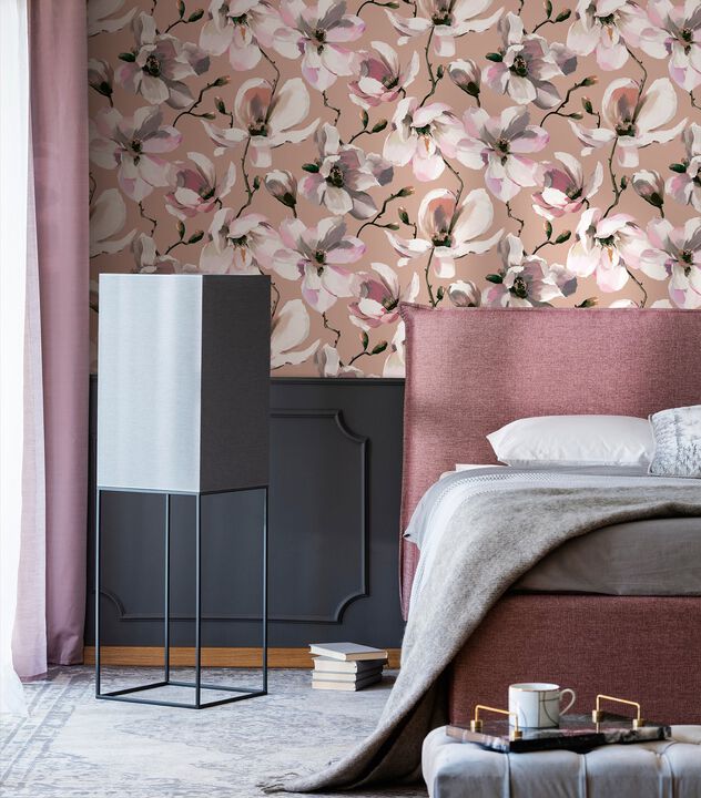 Flora Cherry Blossom Pink Wallpaper 47463