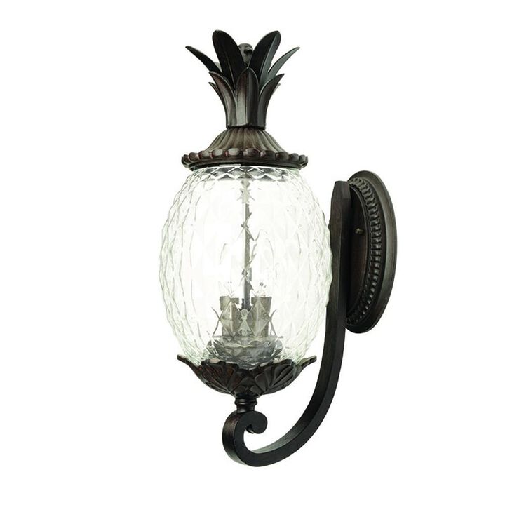 Hivvago Lanai 3-Light Black Coral Wall Light