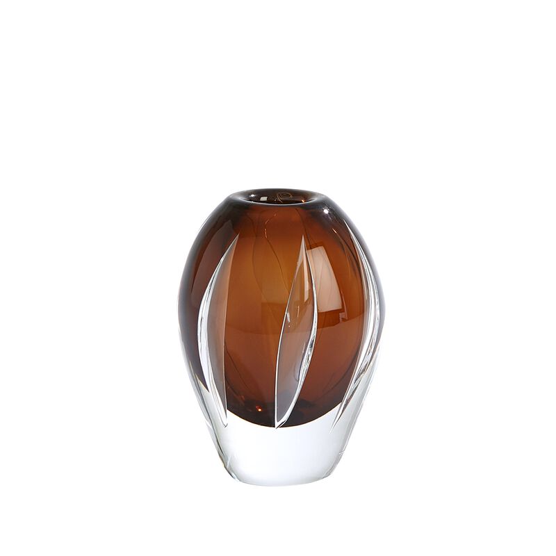 Split Vase-Brown Small