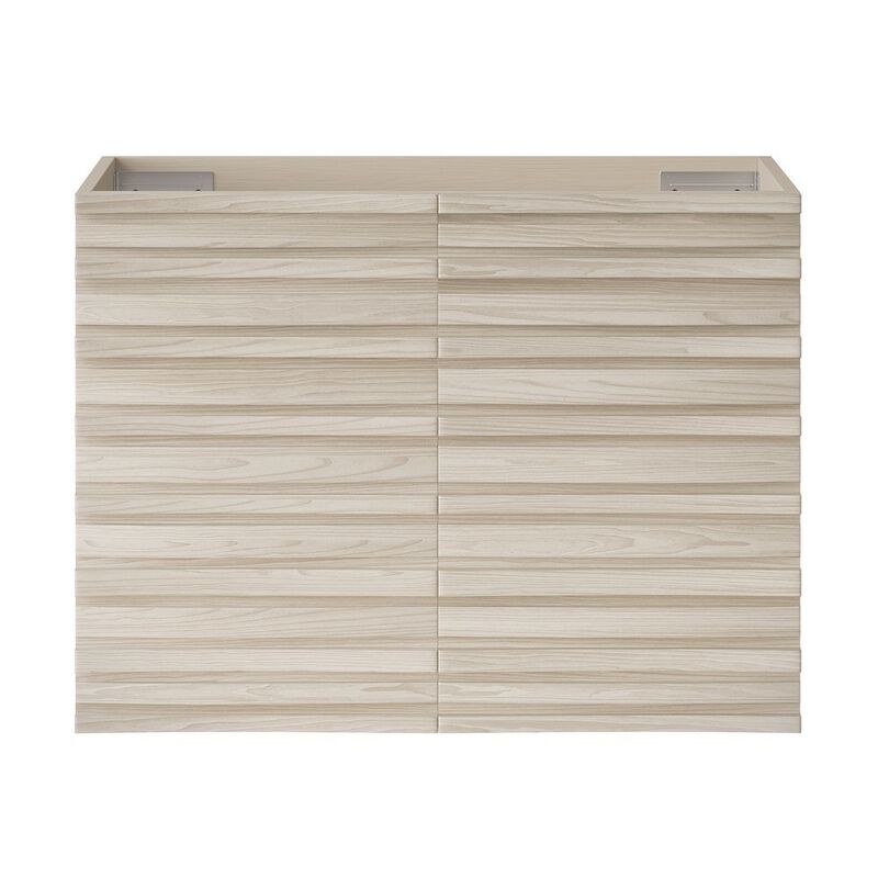 Cascade 30" Wall-Mounted Bathroom Vanity Cabinet without Top in White Oak image number 0