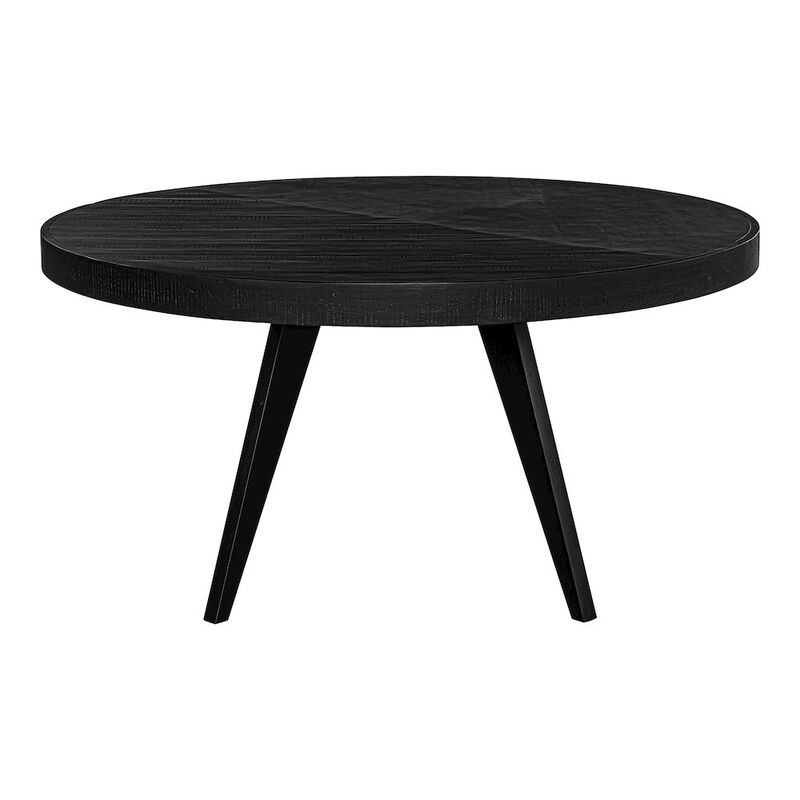 Moe&rsquo;s Parq 60 Inch Round Dining Table Black