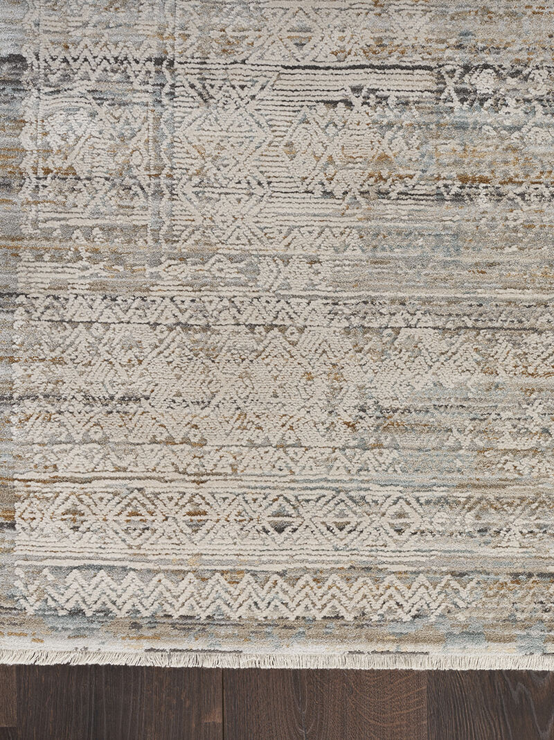 Lynx LNX06 Ivory/Multicolor 7&rsquo;10&rdquo; x Round Rug