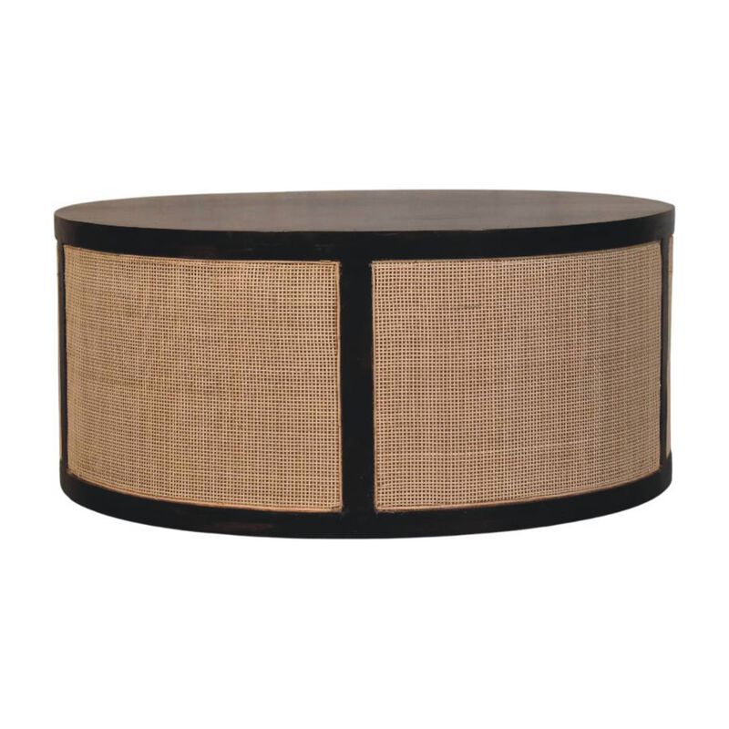 Artisan Furniture Solid Wood Monaco Round Rattan Centerpiece
