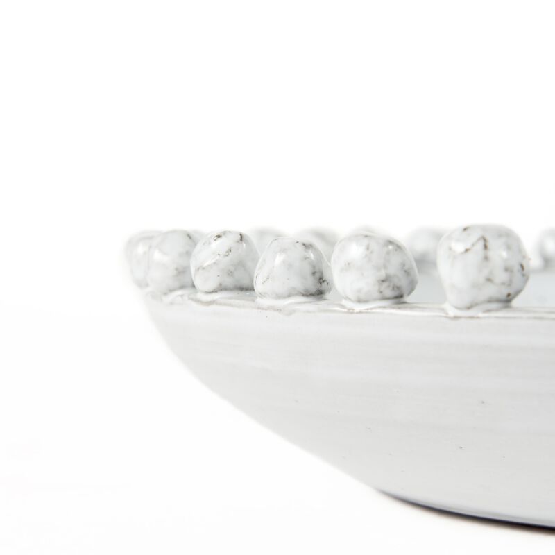 Ceramic Tabletop Sculpture Bowl for Modern Home Decor Display