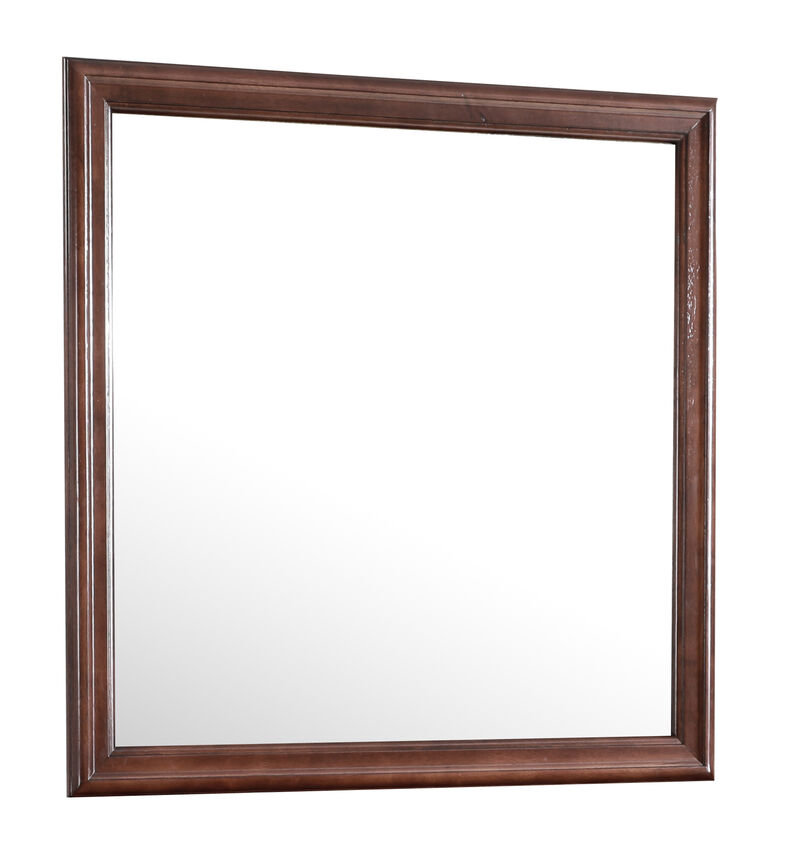 38 in. x 38 in. Classic Square Wood Framed Dresser Mirror image number 1